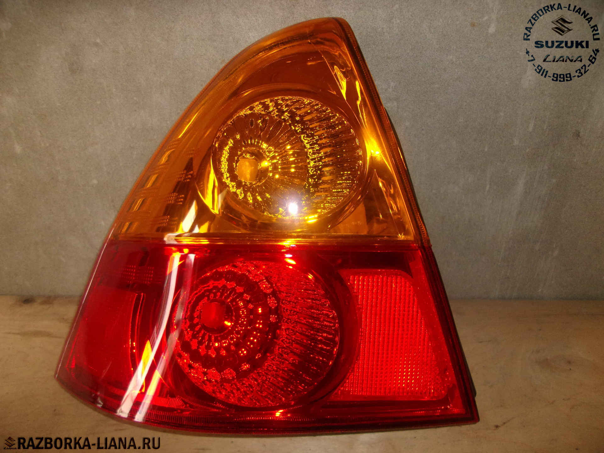 ФОТО TYC 11B0700015B3 Фонарь задний Suzuki Liana, Aerio седа