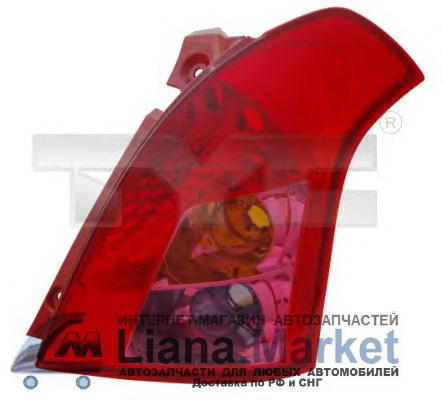 ФОТО TYC 11B371012B SUZUKI SWIFT 08-  ФОНАРЬ ЗАДНИЙ ПРАВЫЙ