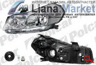 ФОТО Polcar 3075103E SUZUKI SX4, 05.06-, SEDICI 03.06- ФАРА 