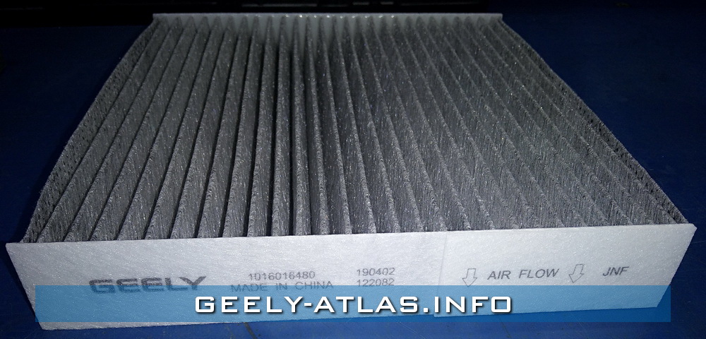 ФОТО Geely 8022003800 Фильтр салона угольный Geely Atlas 201