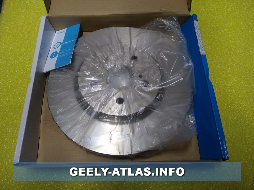 ФОТО Zekkert BS6301 Диск тормозной передний Geely Atlas 2017