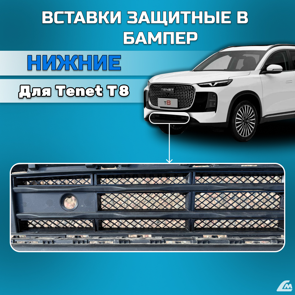 ФОТО Liana.Market LMVTT8N Вставки в бампер Tenet T8 нижние